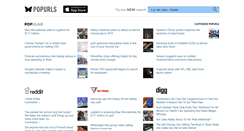 Desktop Screenshot of m.popurls.com